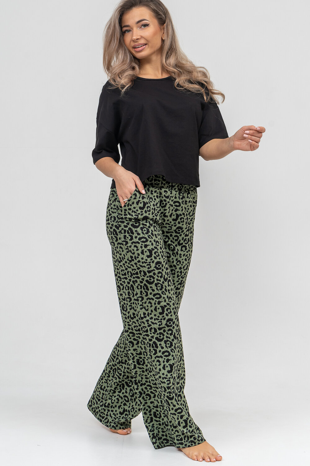 Натали Брюки 578880 36899 хаки