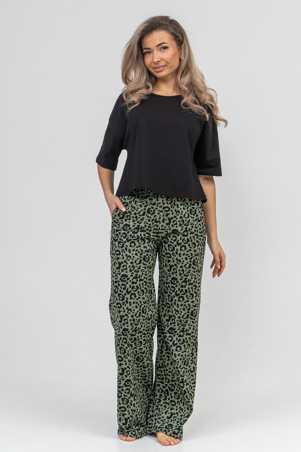 Натали Брюки 578880 36899 хаки