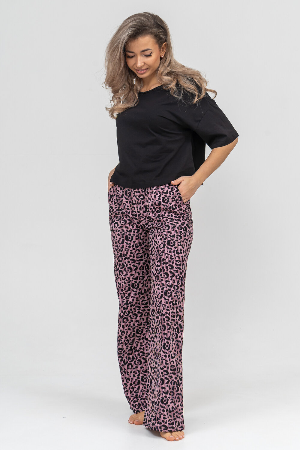 Натали Брюки 578882 36899 розовый