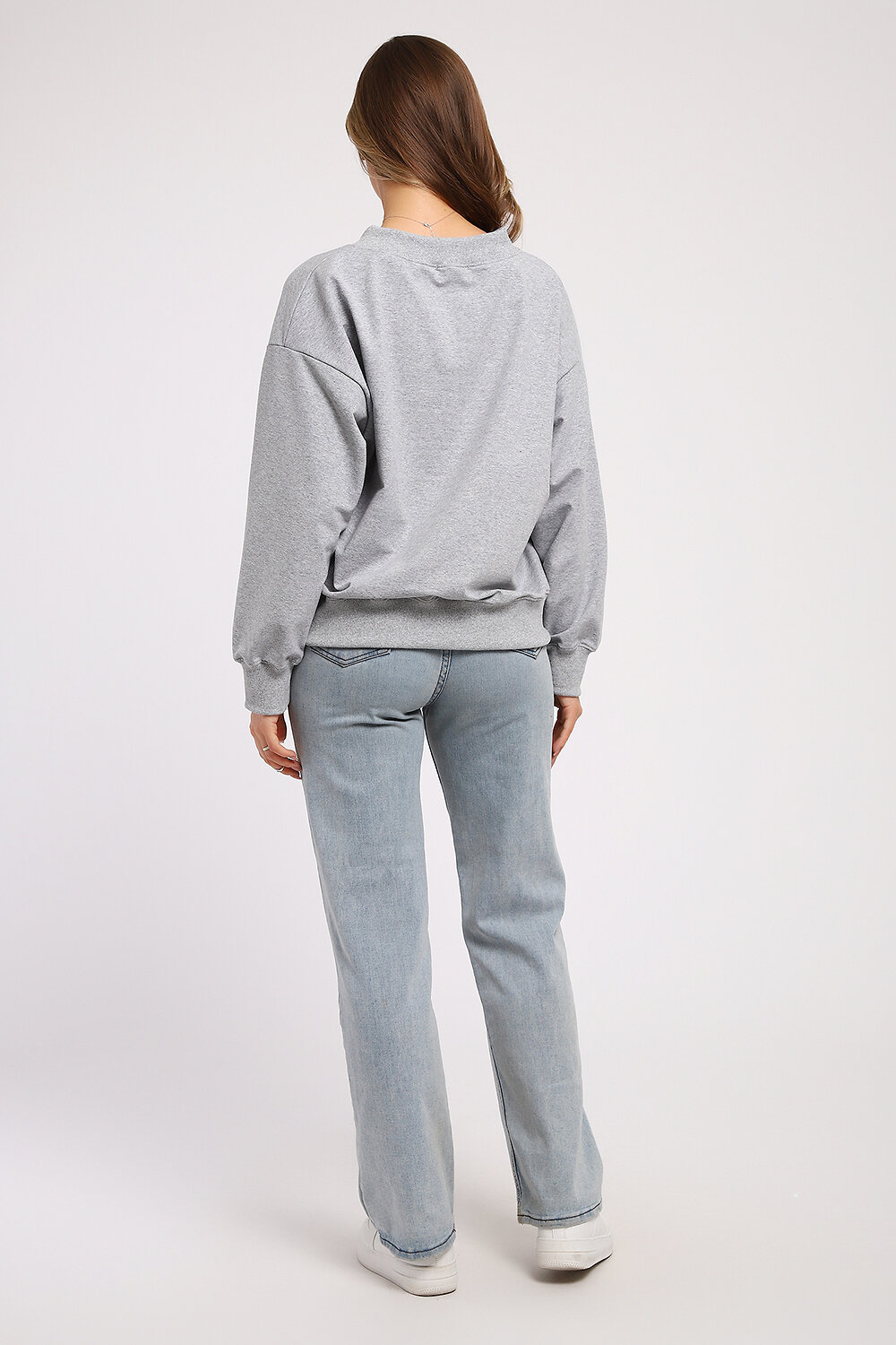 Натали Свитшот 578889 21064 серый меланж