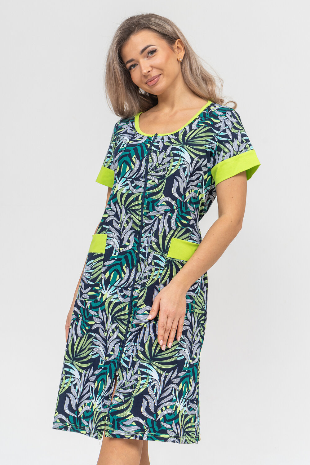 Натали Халат 578892 36896 темно-синий