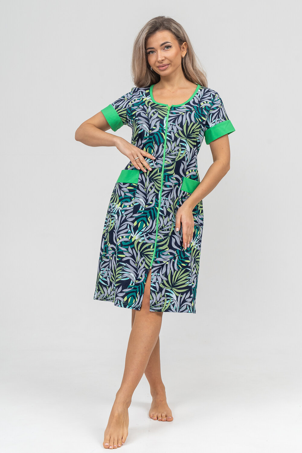 Натали Халат 578892 36896 темно-синий