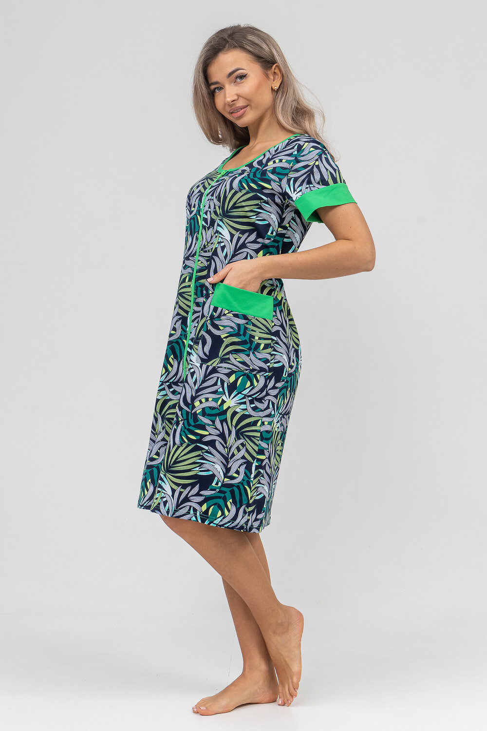 Натали Халат 578892 36896 темно-синий