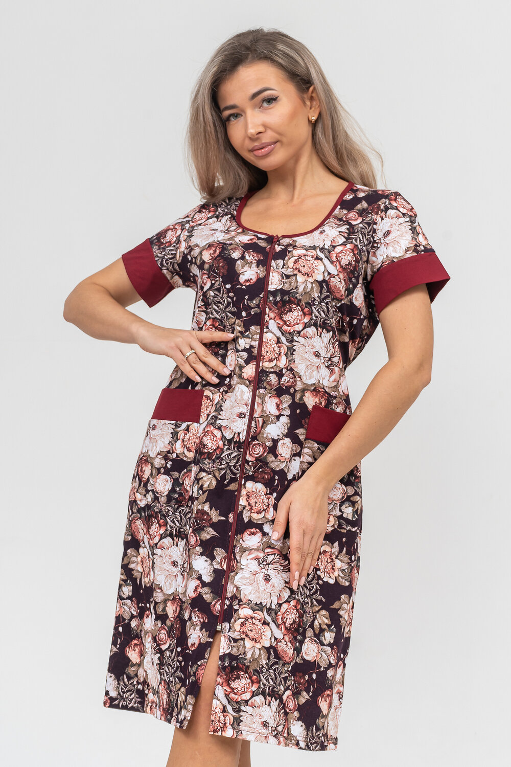 Натали Халат 578893 36895 коричневый