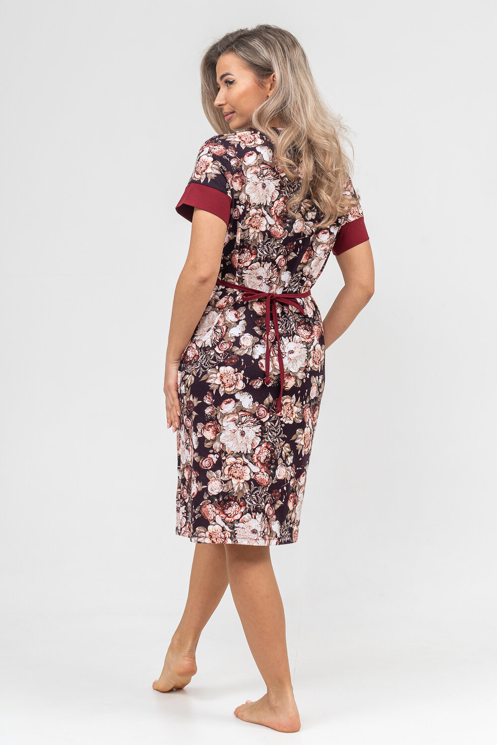 Натали Халат 578893 36895 коричневый