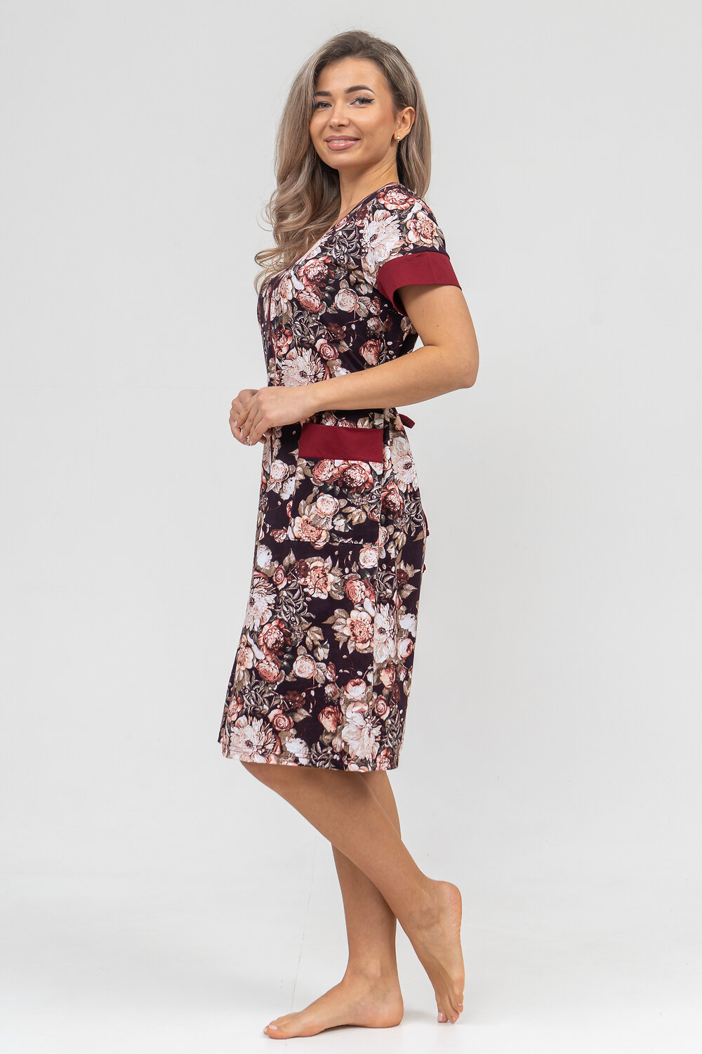 Натали Халат 578893 36895 коричневый