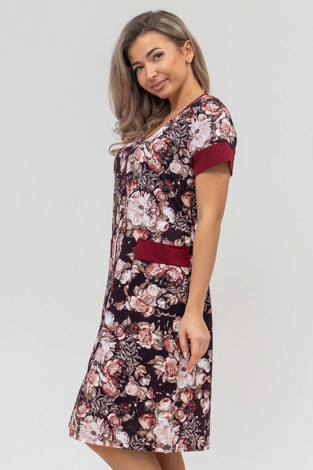 Натали Халат 578893 36895 коричневый