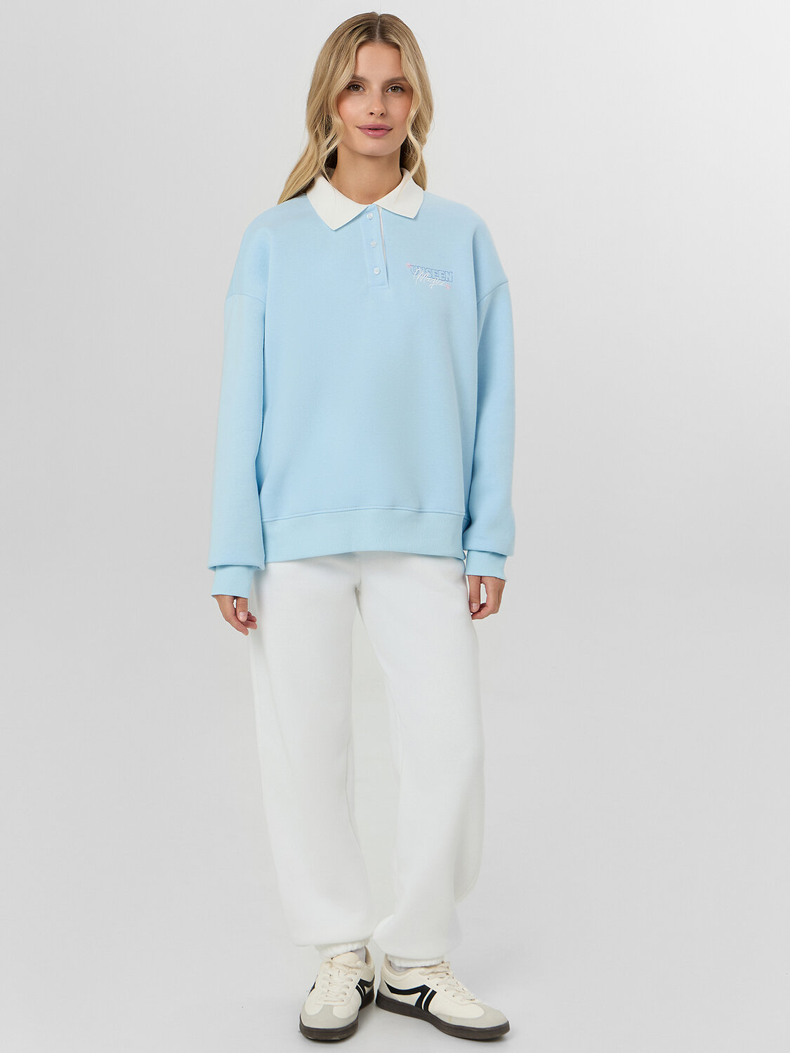 MARK FORMELLE Брюки 578897 182267 белый +печать