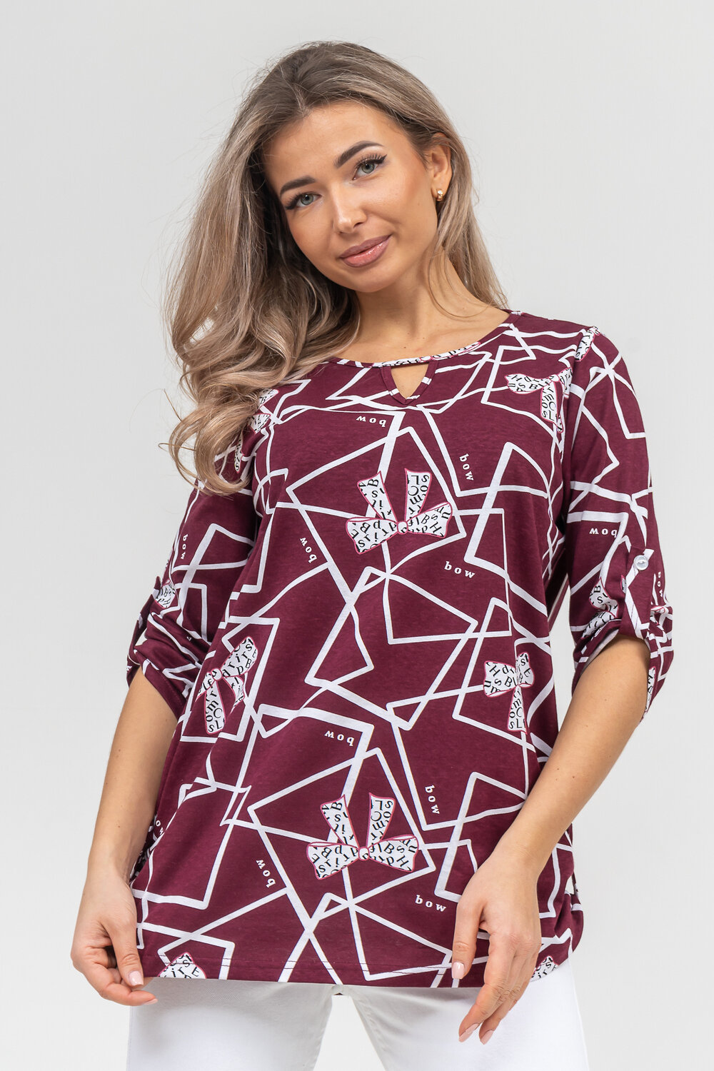Натали Туника 578926 36888 бордо