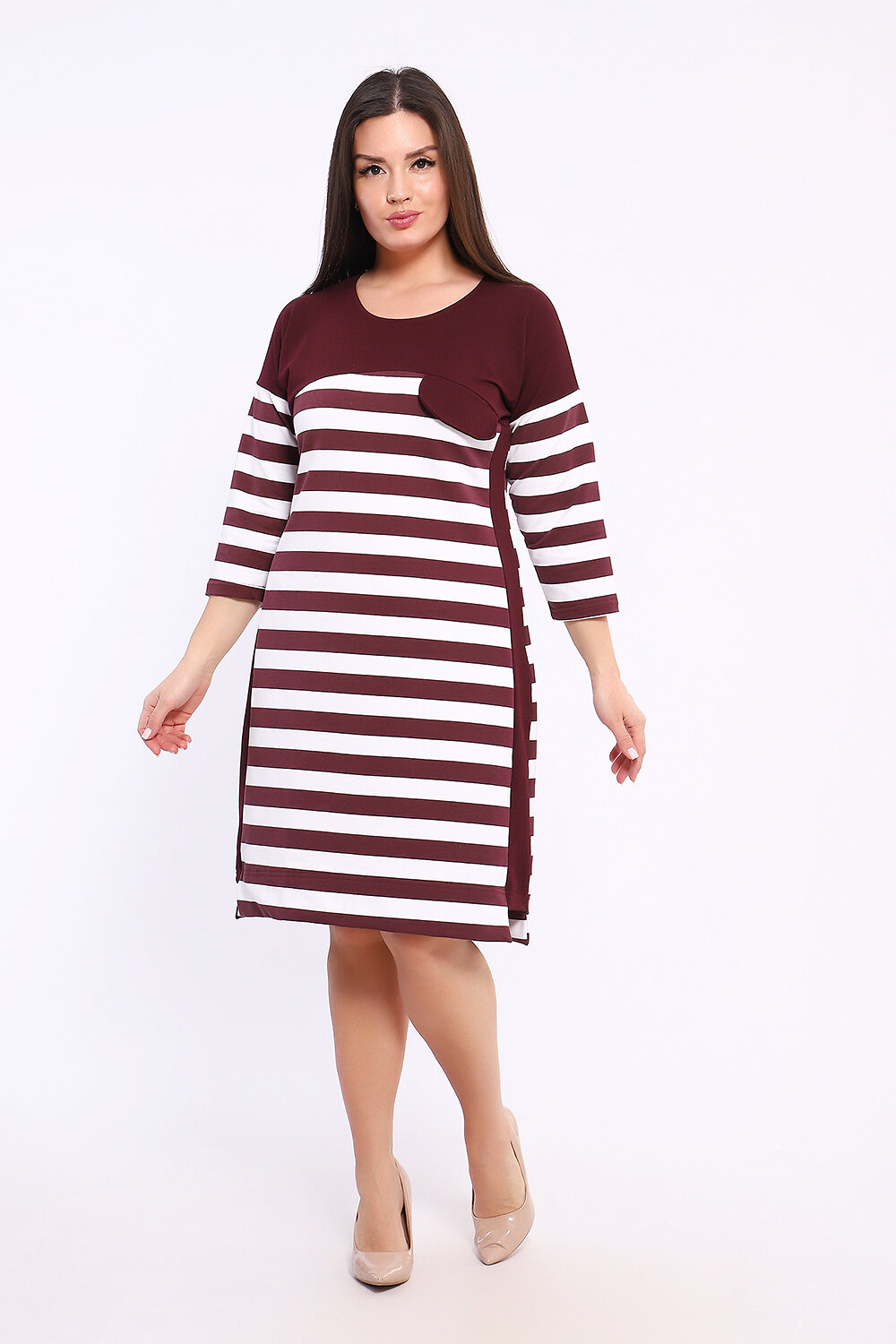 Натали Платье 578928 29011 бордовый