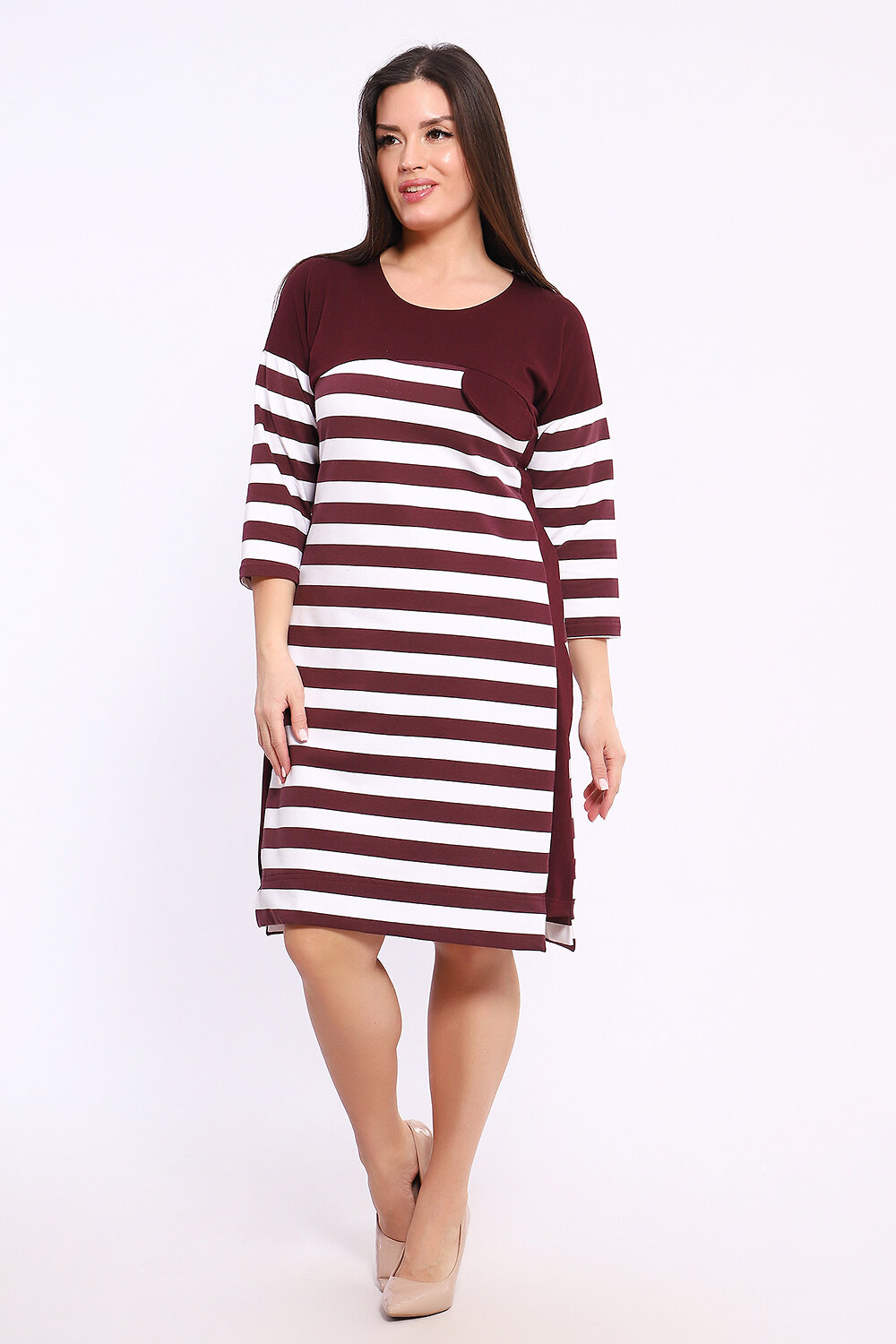 Натали Платье 578928 29011 бордовый