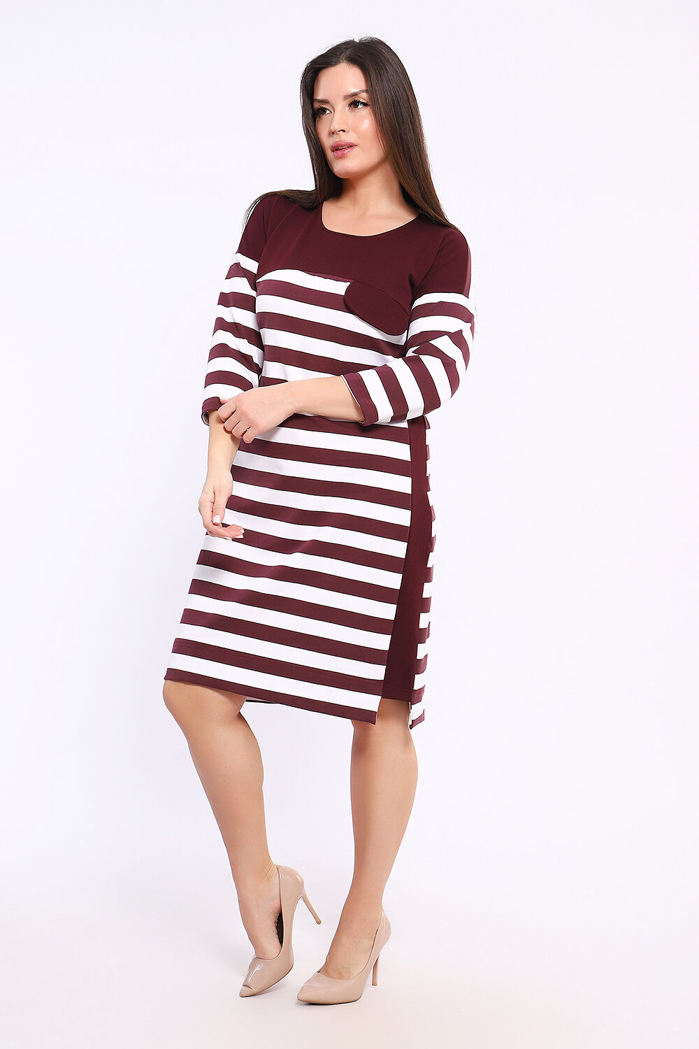 Натали Платье 578928 29011 бордовый