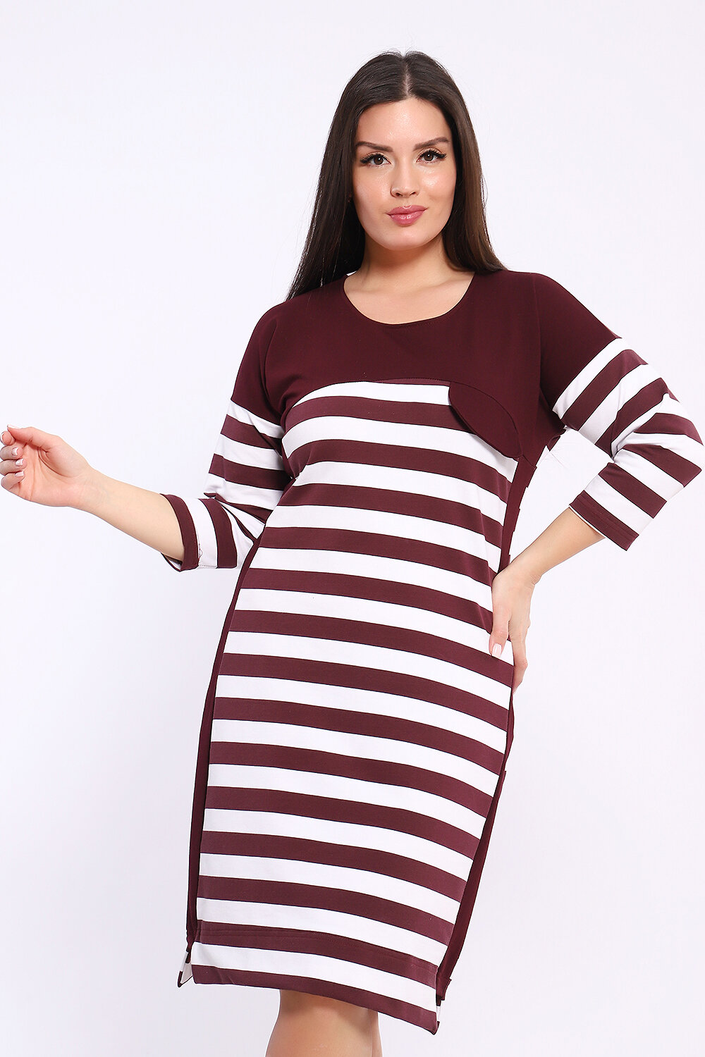 Натали Платье 578928 29011 бордовый