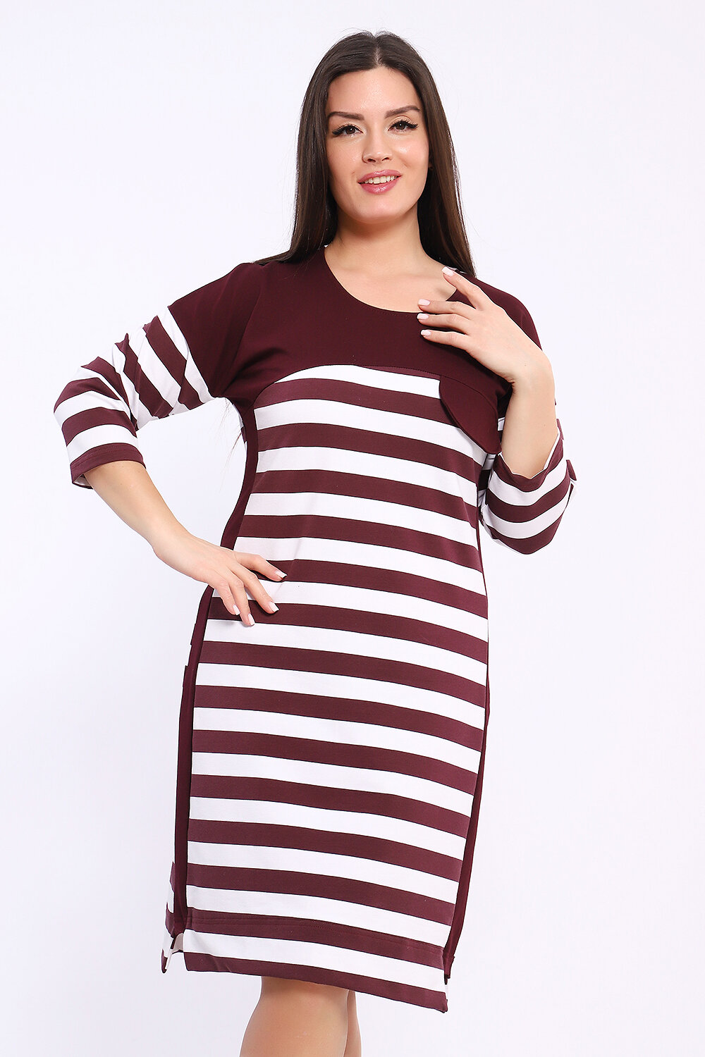 Натали Платье 578928 29011 бордовый