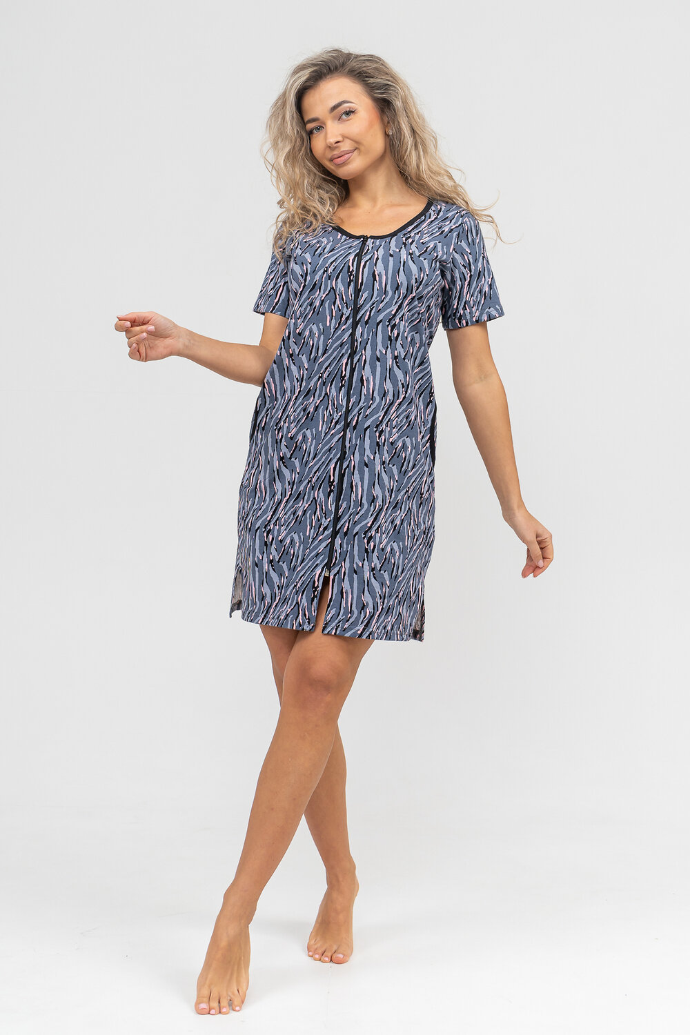 Натали Халат 578935 36886 серый