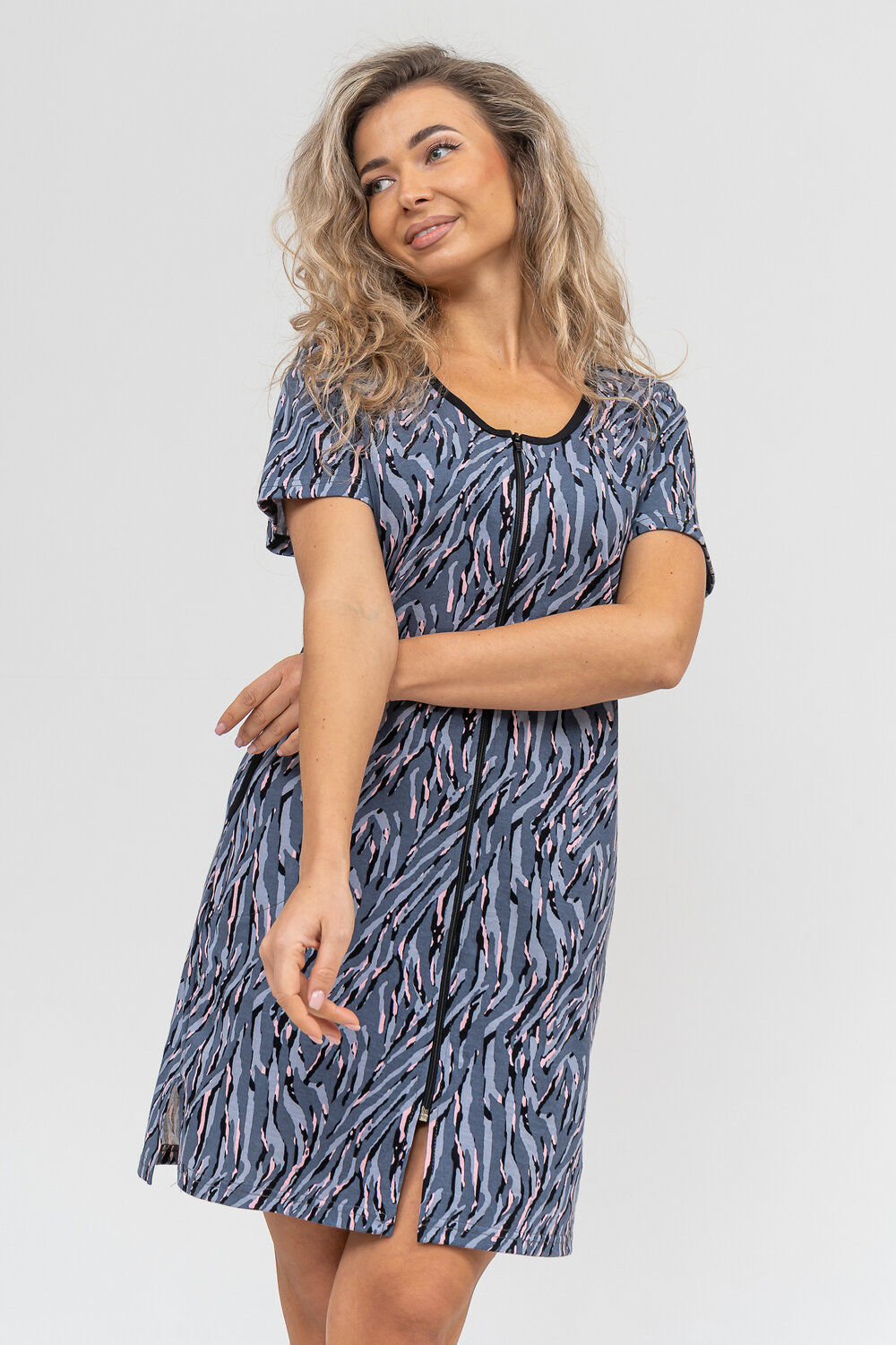 Натали Халат 578935 36886 серый