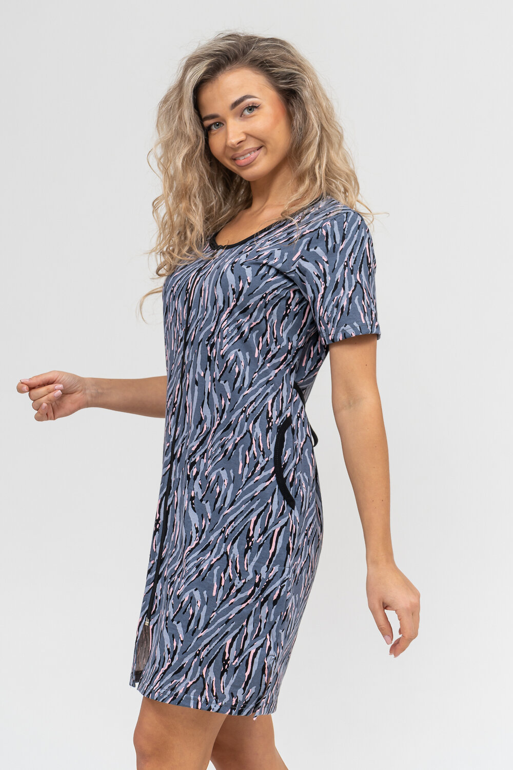 Натали Халат 578935 36886 серый