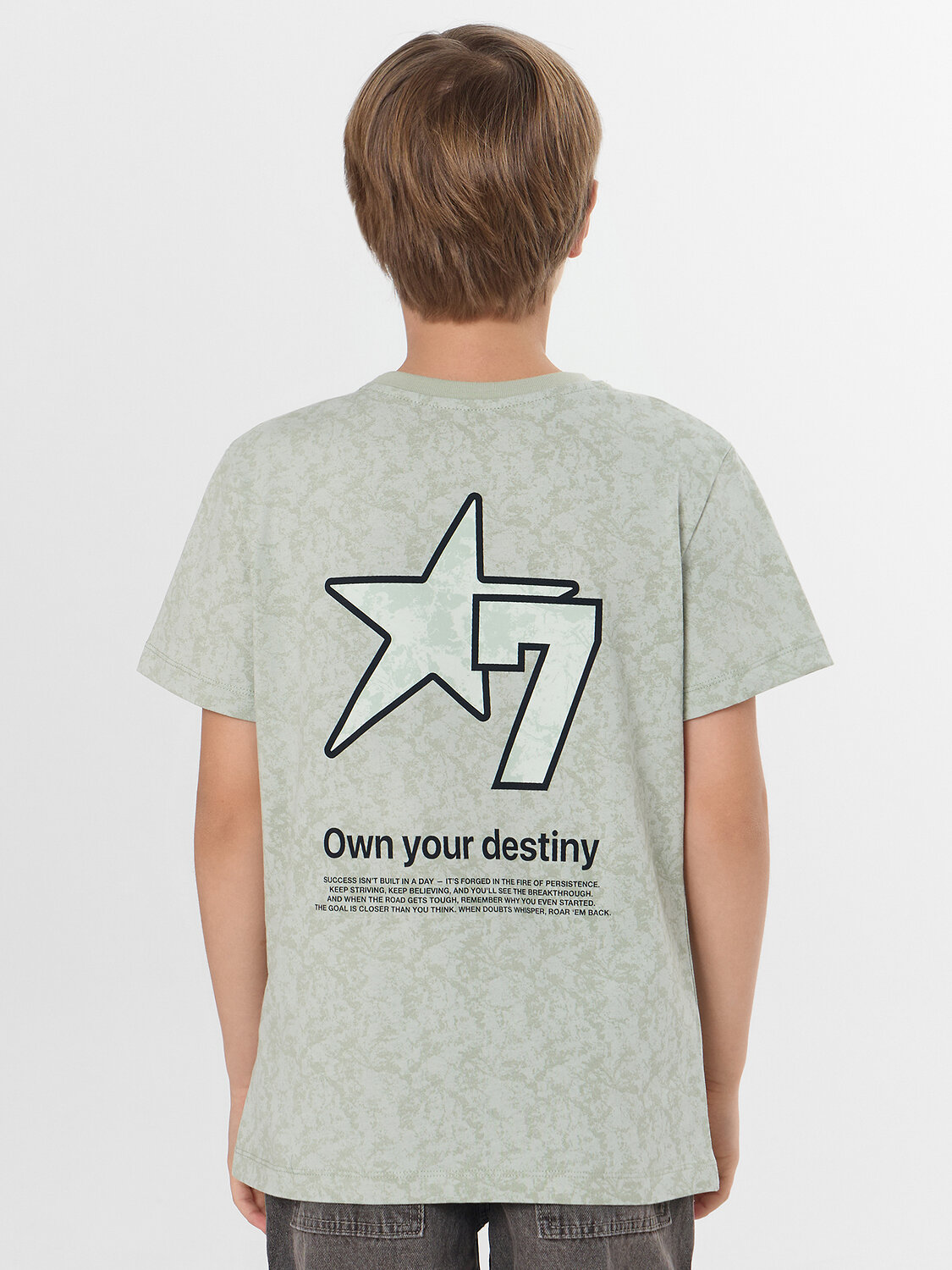 MARK FORMELLE Футболка 578949 113379 милитари ментол +печать