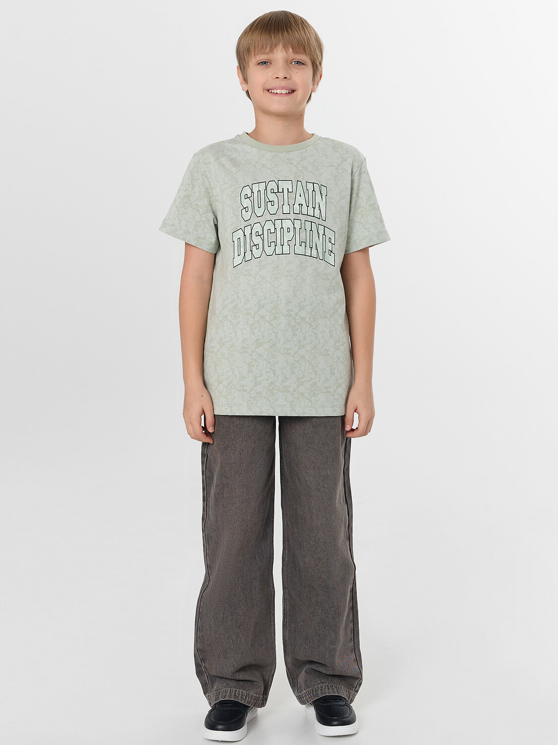 MARK FORMELLE Футболка 578949 113379 милитари ментол +печать