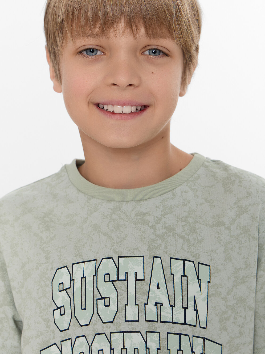 MARK FORMELLE Футболка 578949 113379 милитари ментол +печать