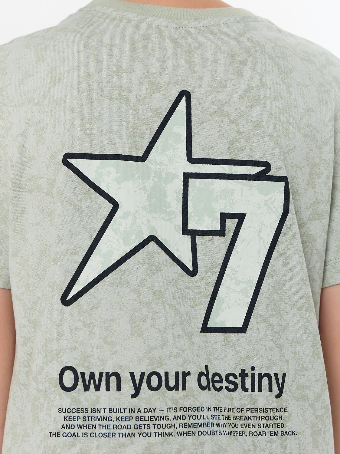 MARK FORMELLE Футболка 578949 113379 милитари ментол +печать