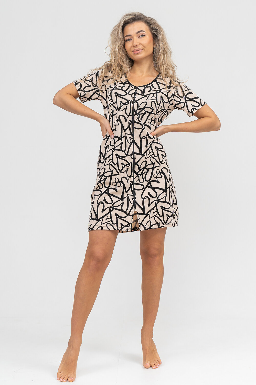 Натали Халат 578956 36883 молочный