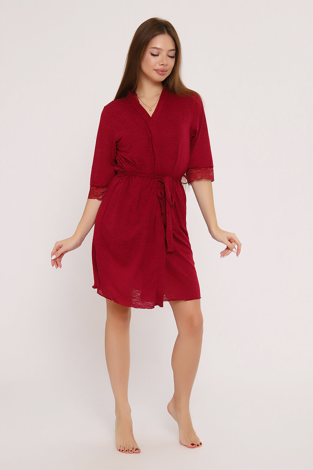 Натали Пеньюар 578958 29009 бордовый