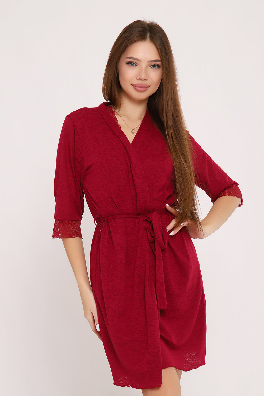 Натали Пеньюар 578958 29009 бордовый