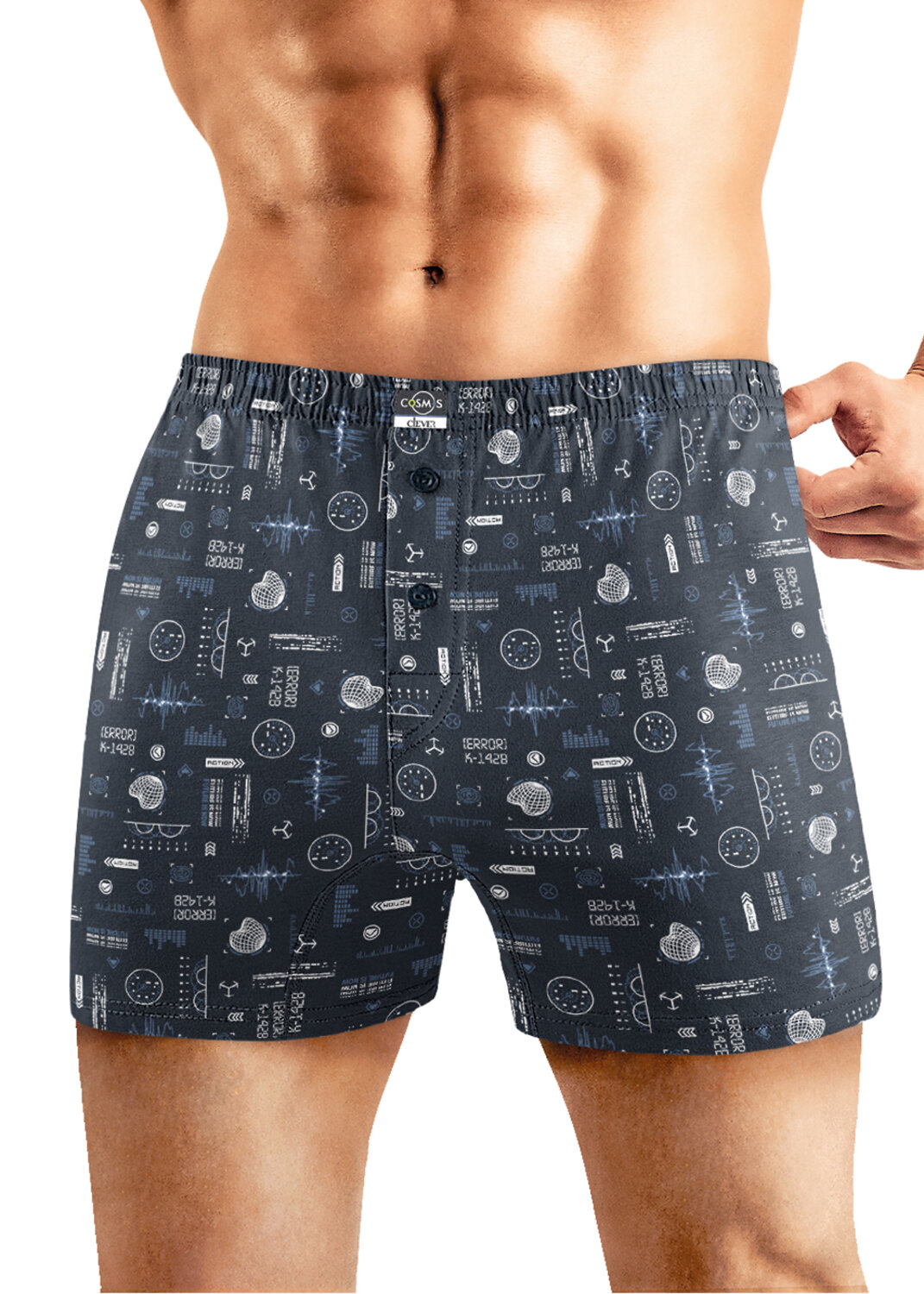 CLEVER Трусы 578964 MBX560331 т.синий/белый