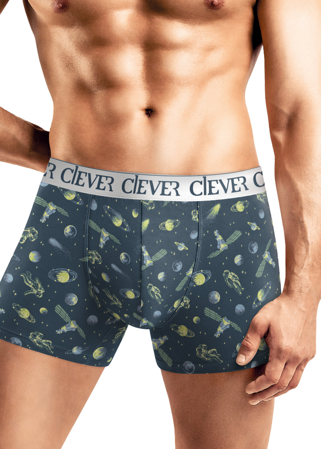 CLEVER Трусы 578965 MSH560353 т.бирюзовый/св.зелёный