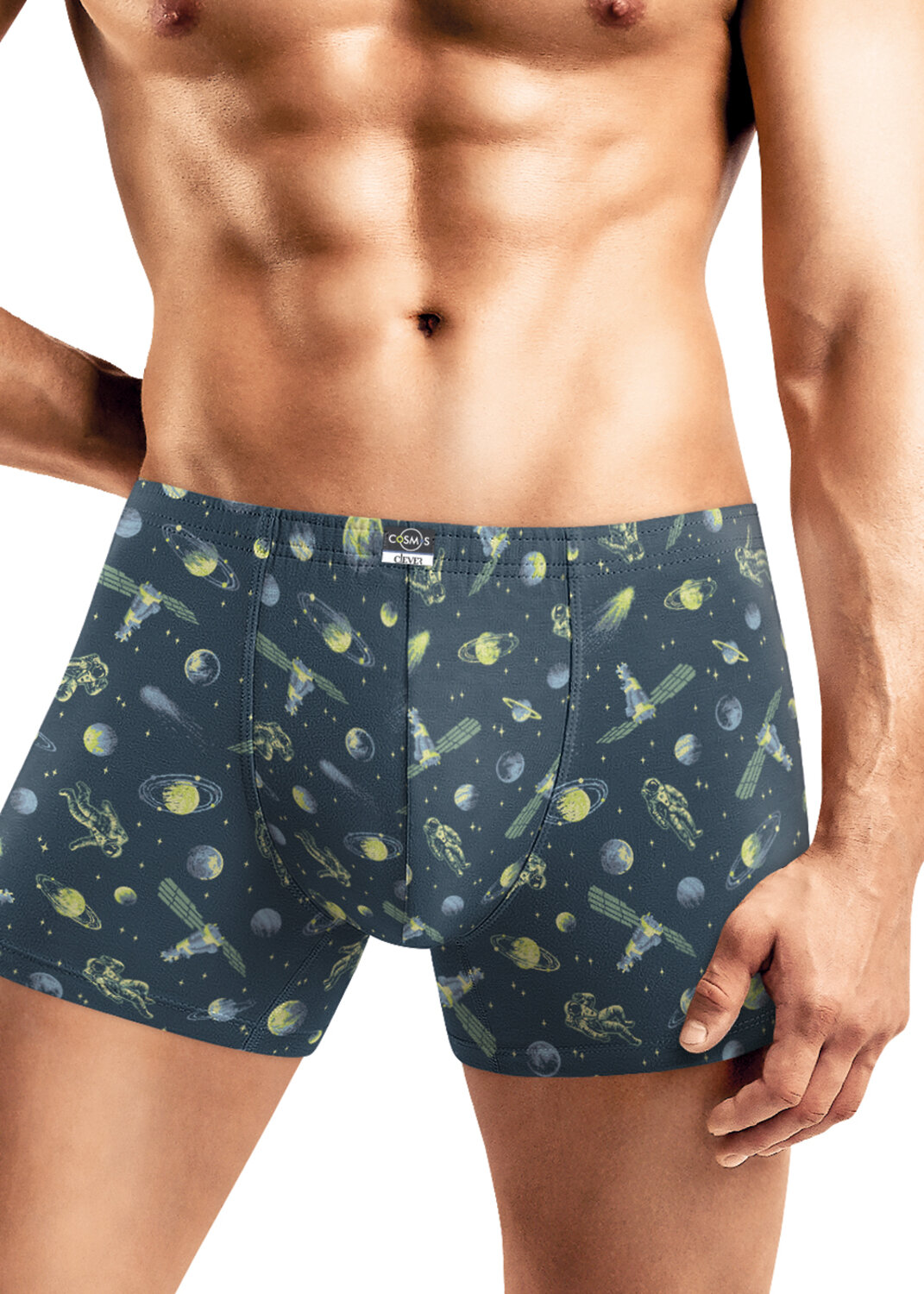 CLEVER Трусы 578968 MSH560361 т.бирюзовый/св.зелёный