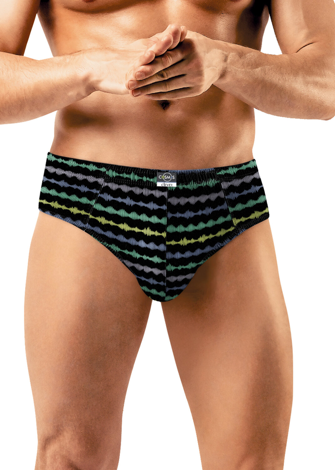 CLEVER Трусы 578970 MC560321 чёрный/св.синий