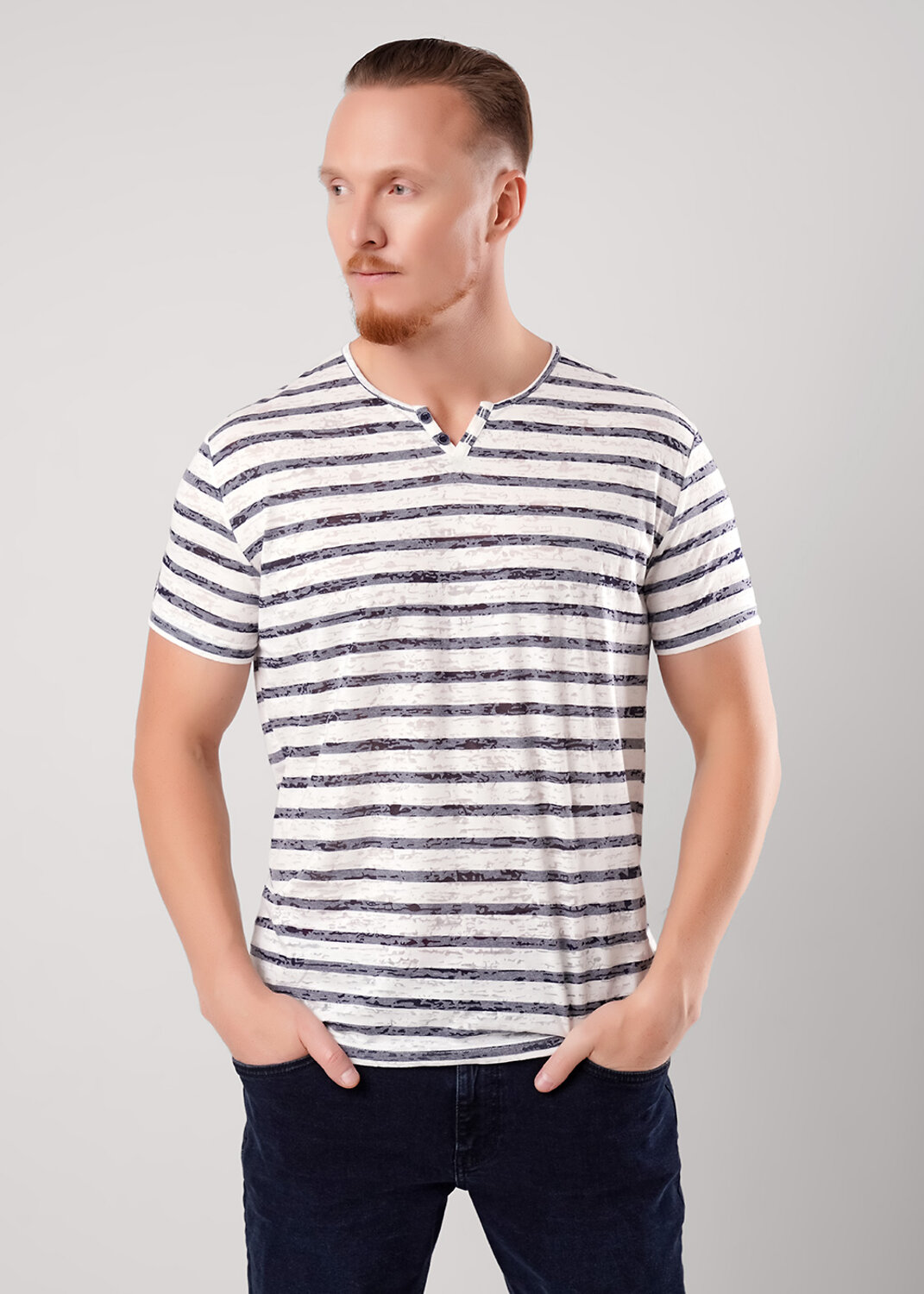 CLEVER Джемпер 578980 562202/01ххэ белый/т.синий