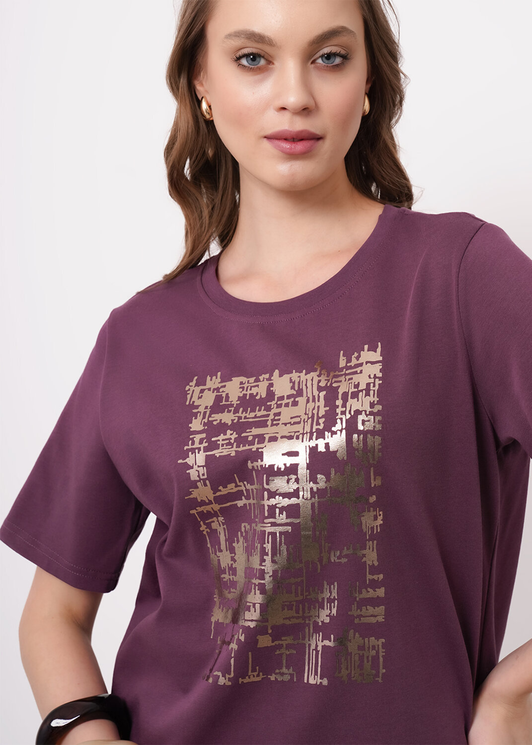 CLEVER Футболка 578987 266682кдт_п сливовый