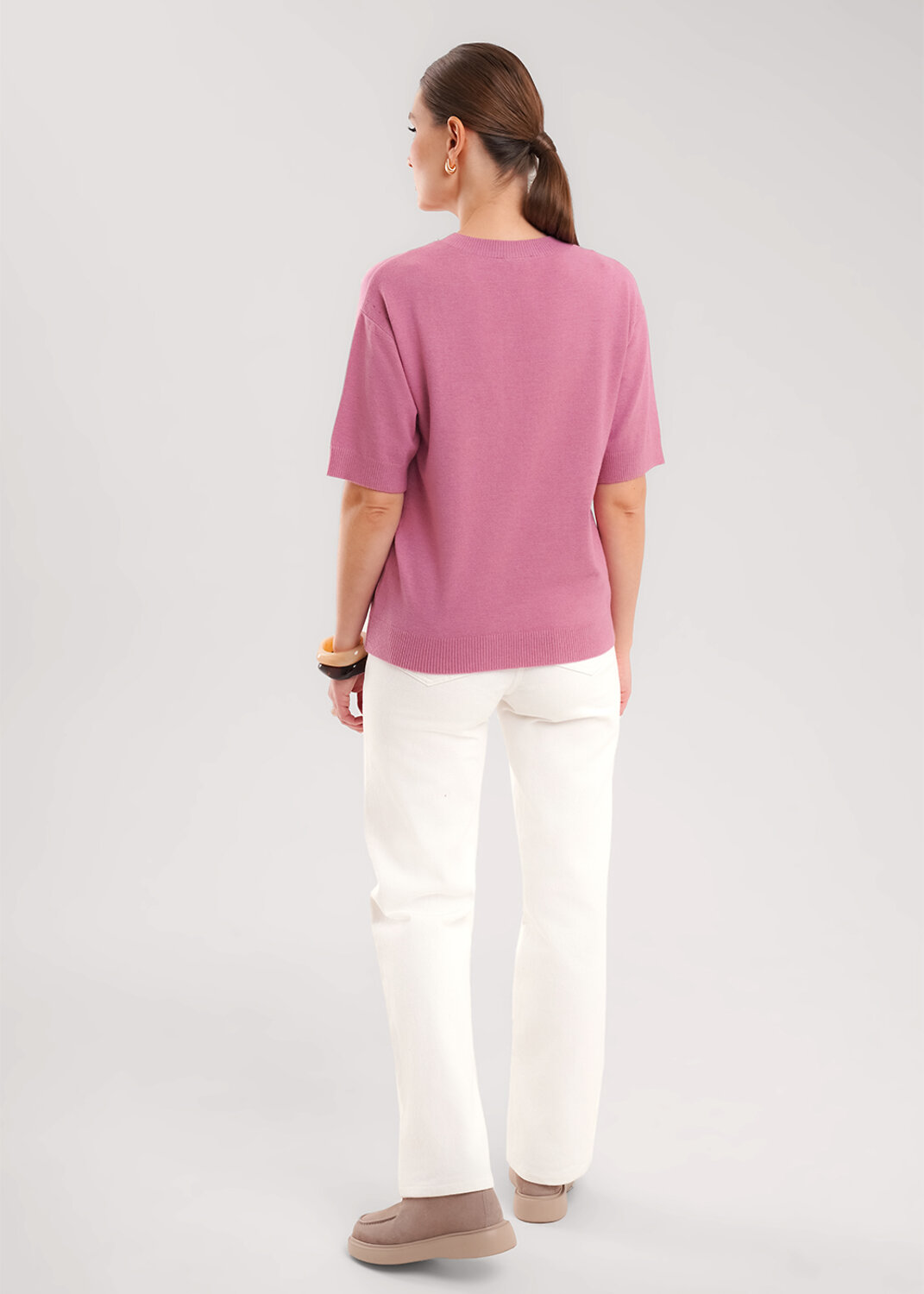 CLEVER Джемпер 578992 364608вн т.розовый