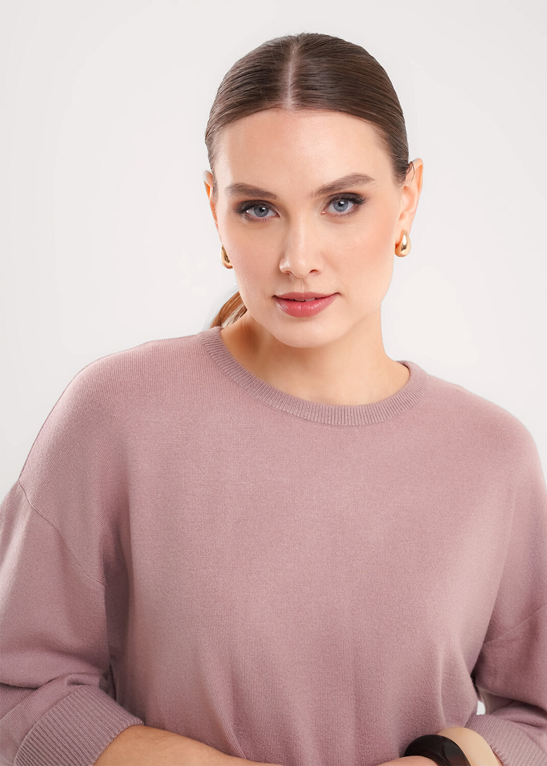 CLEVER Джемпер 578993 364609вн кофейный