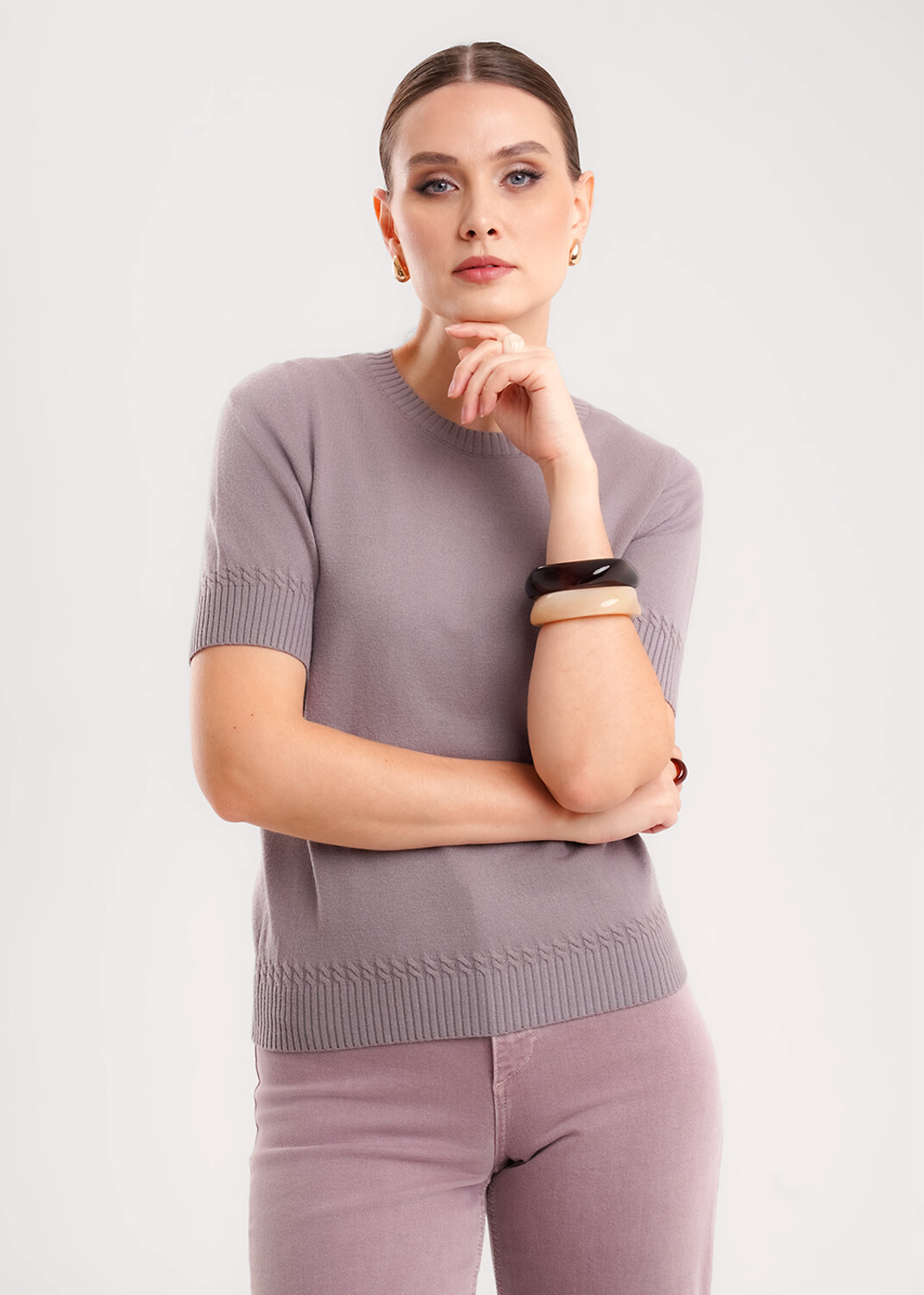 CLEVER Джемпер 578995 364610вн серый