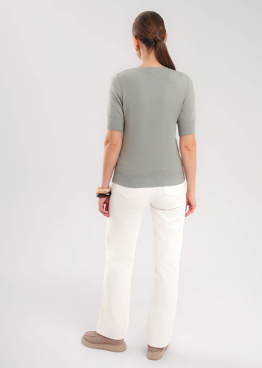 CLEVER Джемпер 578997 364610вн св.хаки