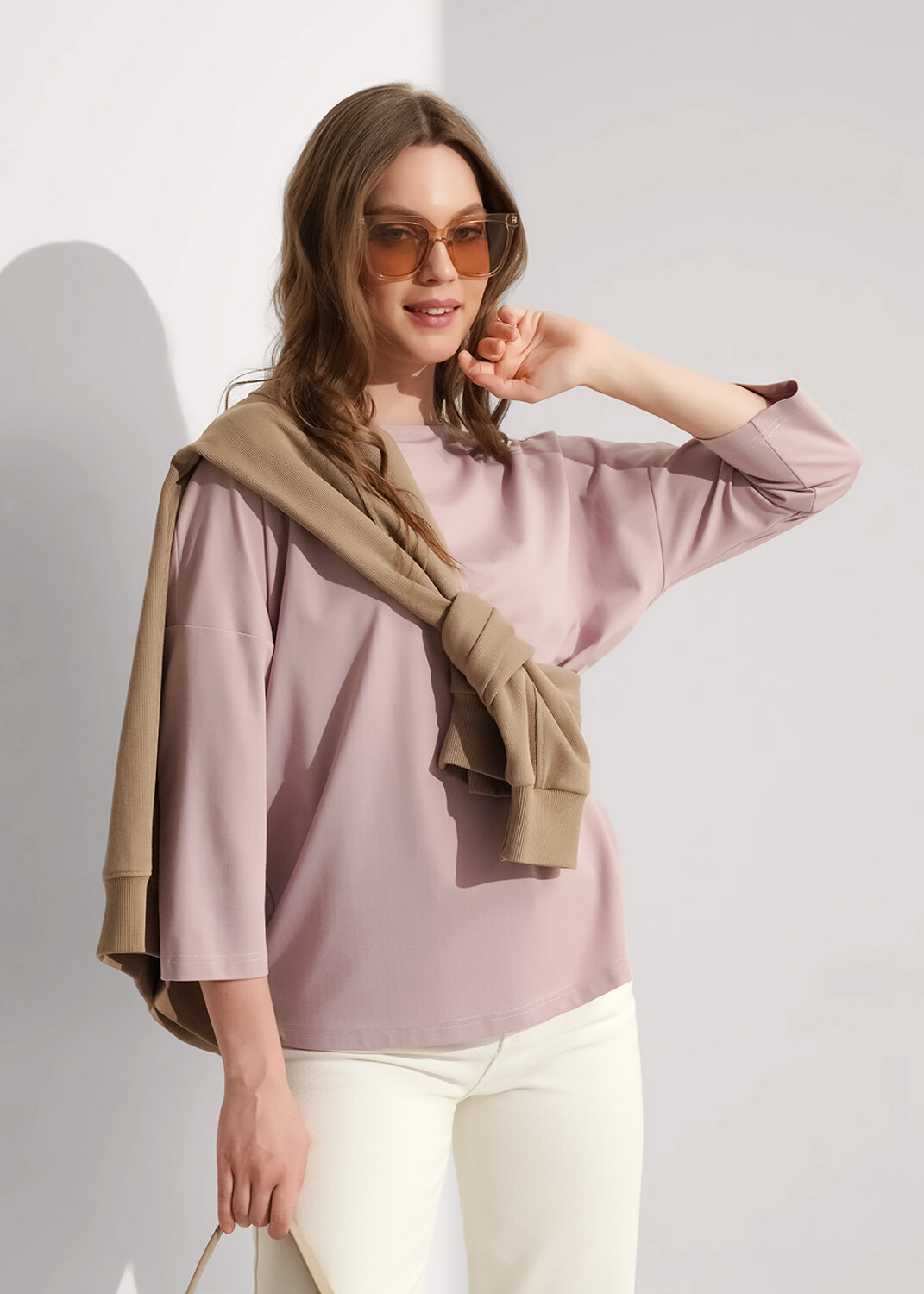 CLEVER Джемпер 579000 367062ии св.розовый