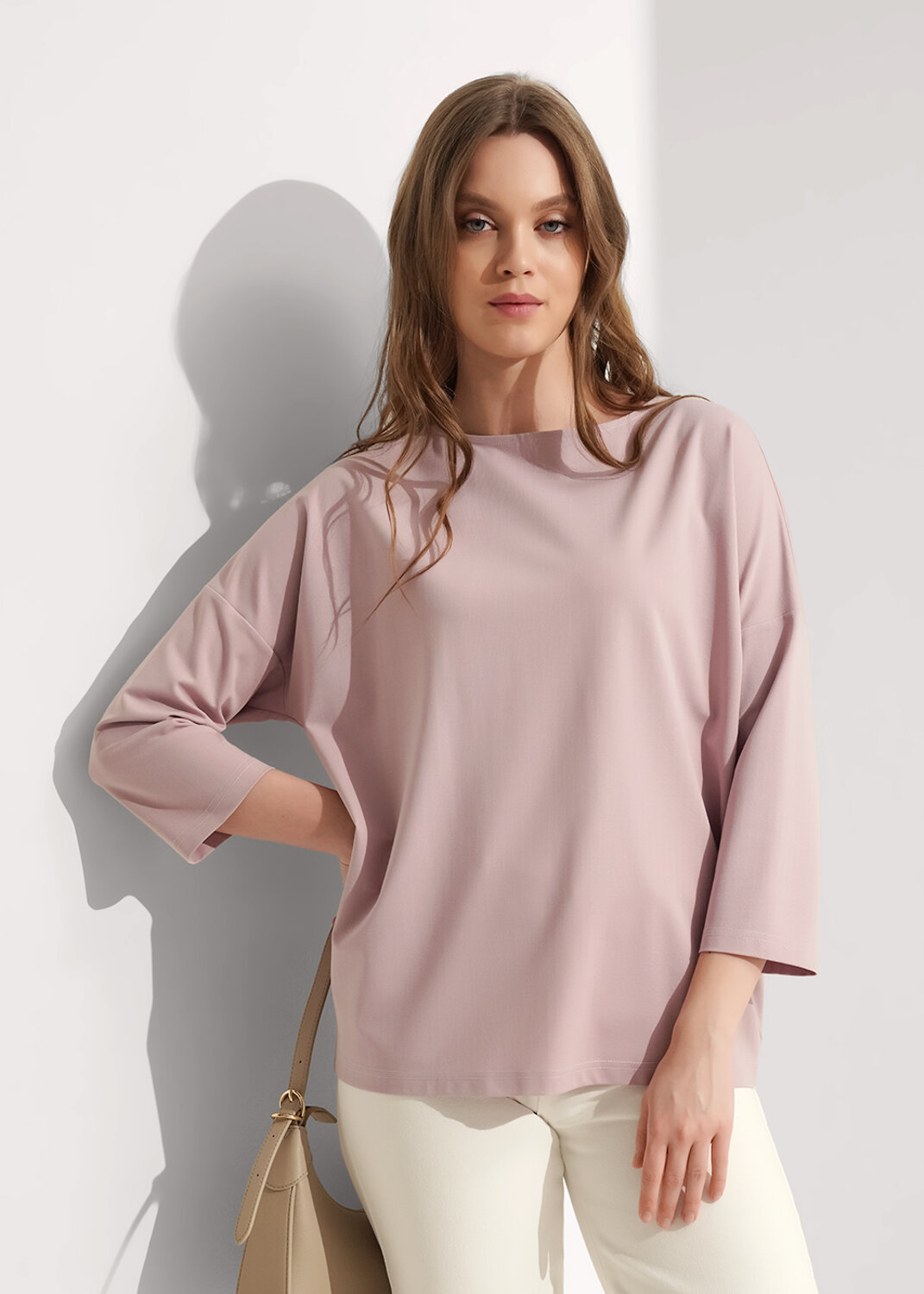 CLEVER Джемпер 579000 367062ии св.розовый