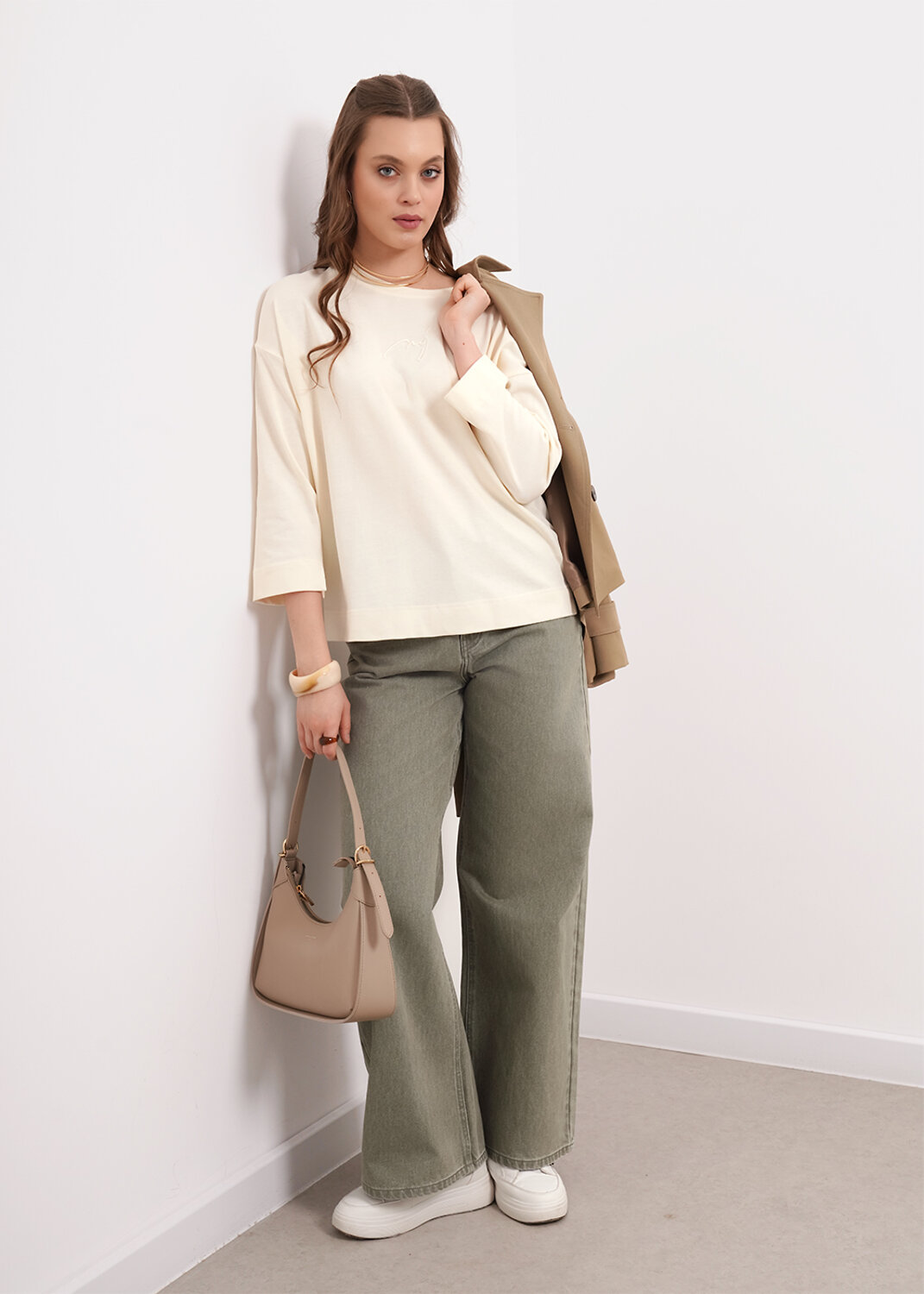 CLEVER Фуфайка 579002 266704кдт молочный