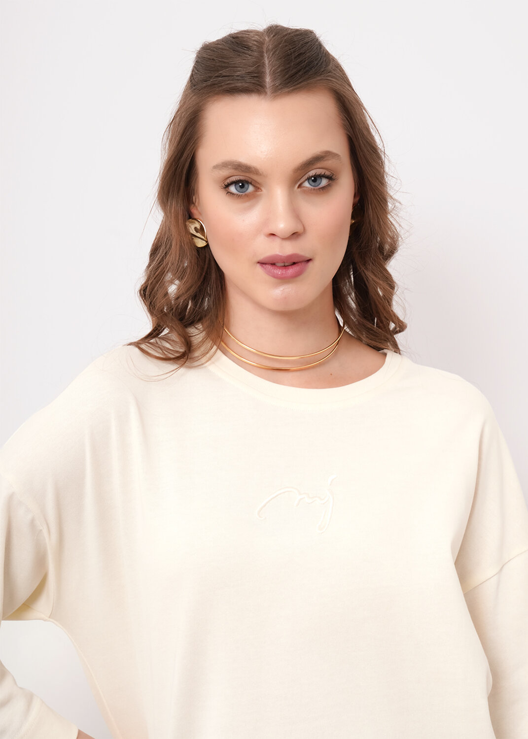 CLEVER Фуфайка 579002 266704кдт молочный