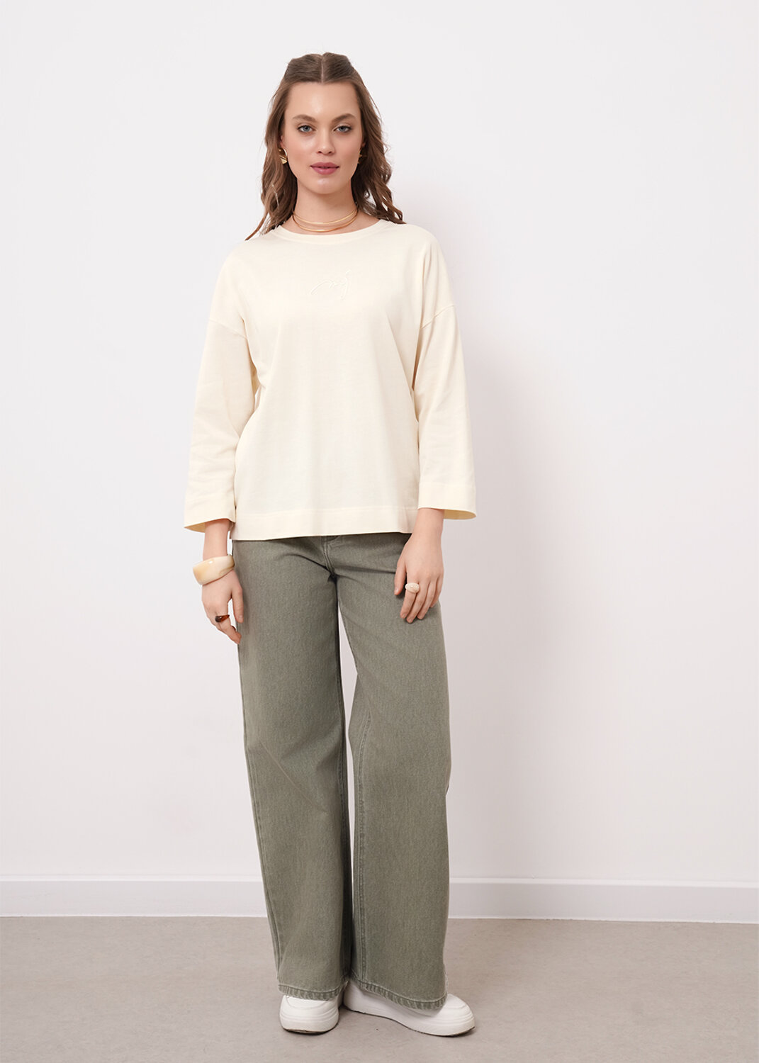 CLEVER Фуфайка 579002 266704кдт молочный