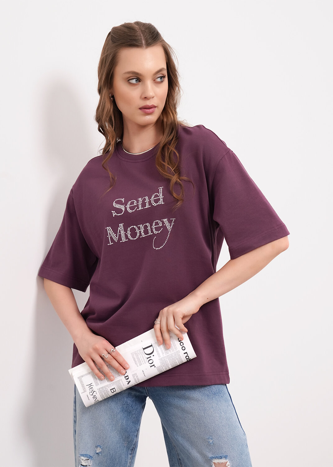 CLEVER Футболка 579006 267060кдт_п сливовый