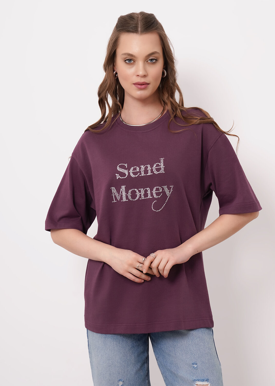 CLEVER Футболка 579006 267060кдт_п сливовый