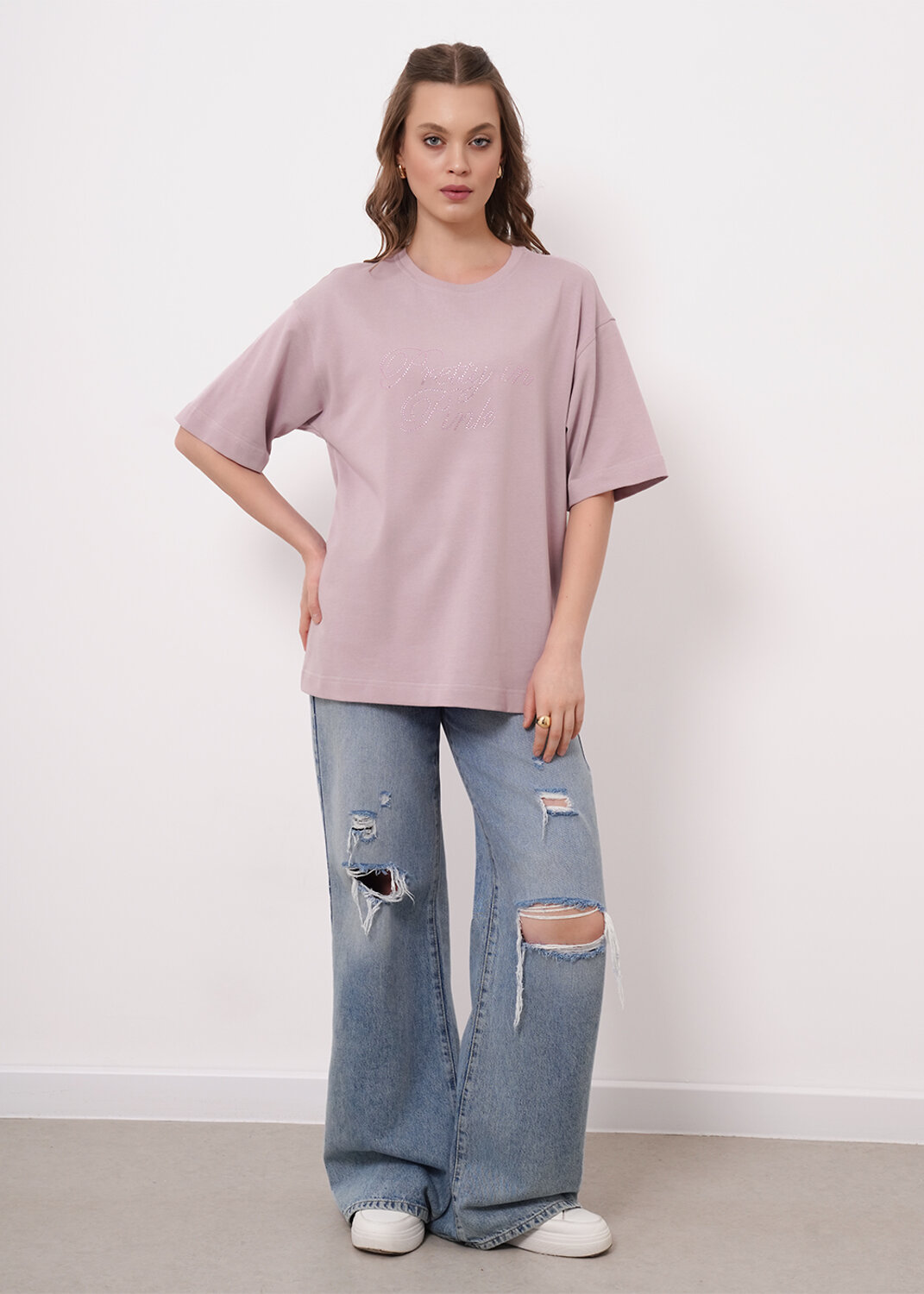 CLEVER Футболка 579008 267060кдт_п св.розовый