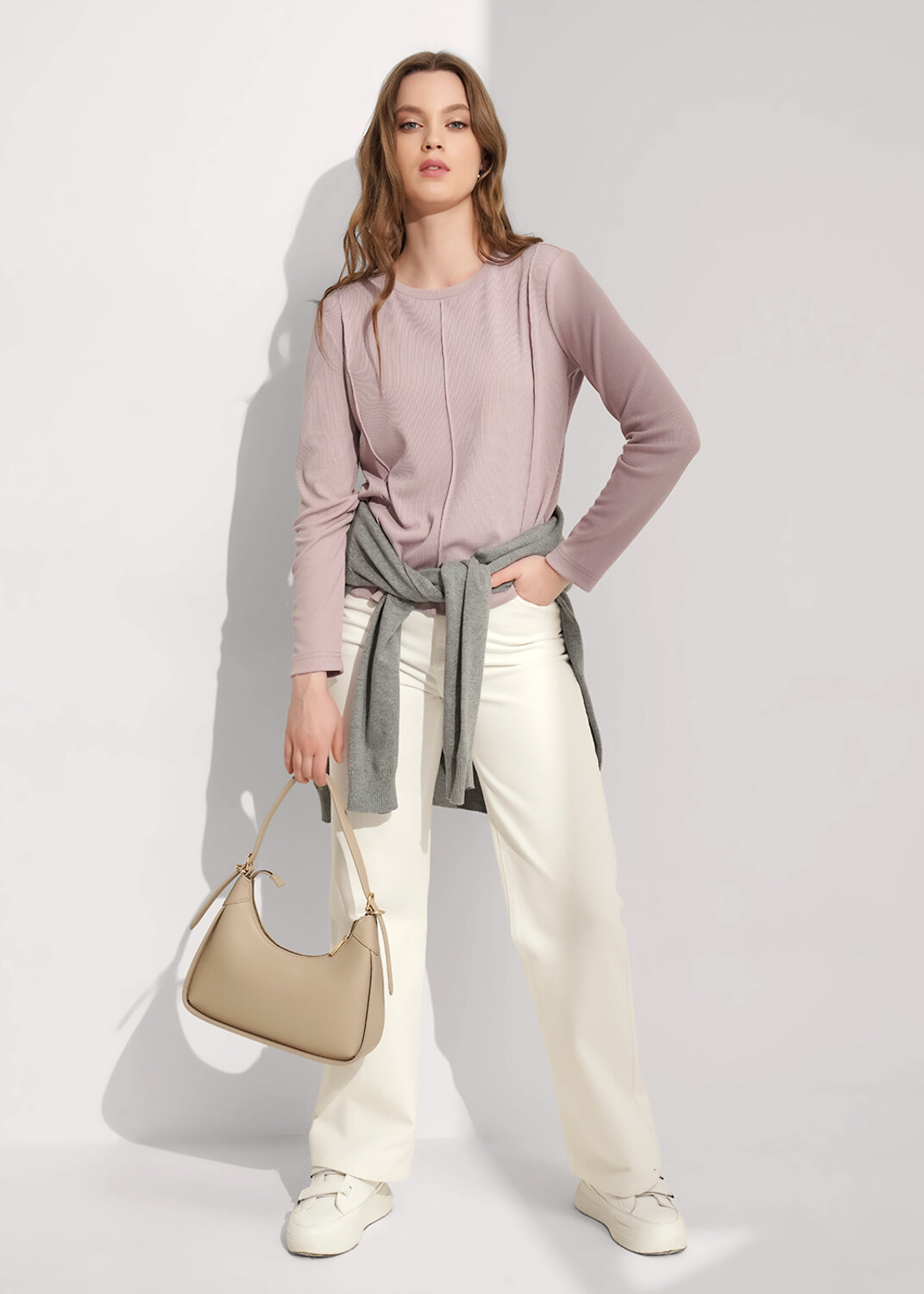 CLEVER Фуфайка 579009 367063шв св.розовый