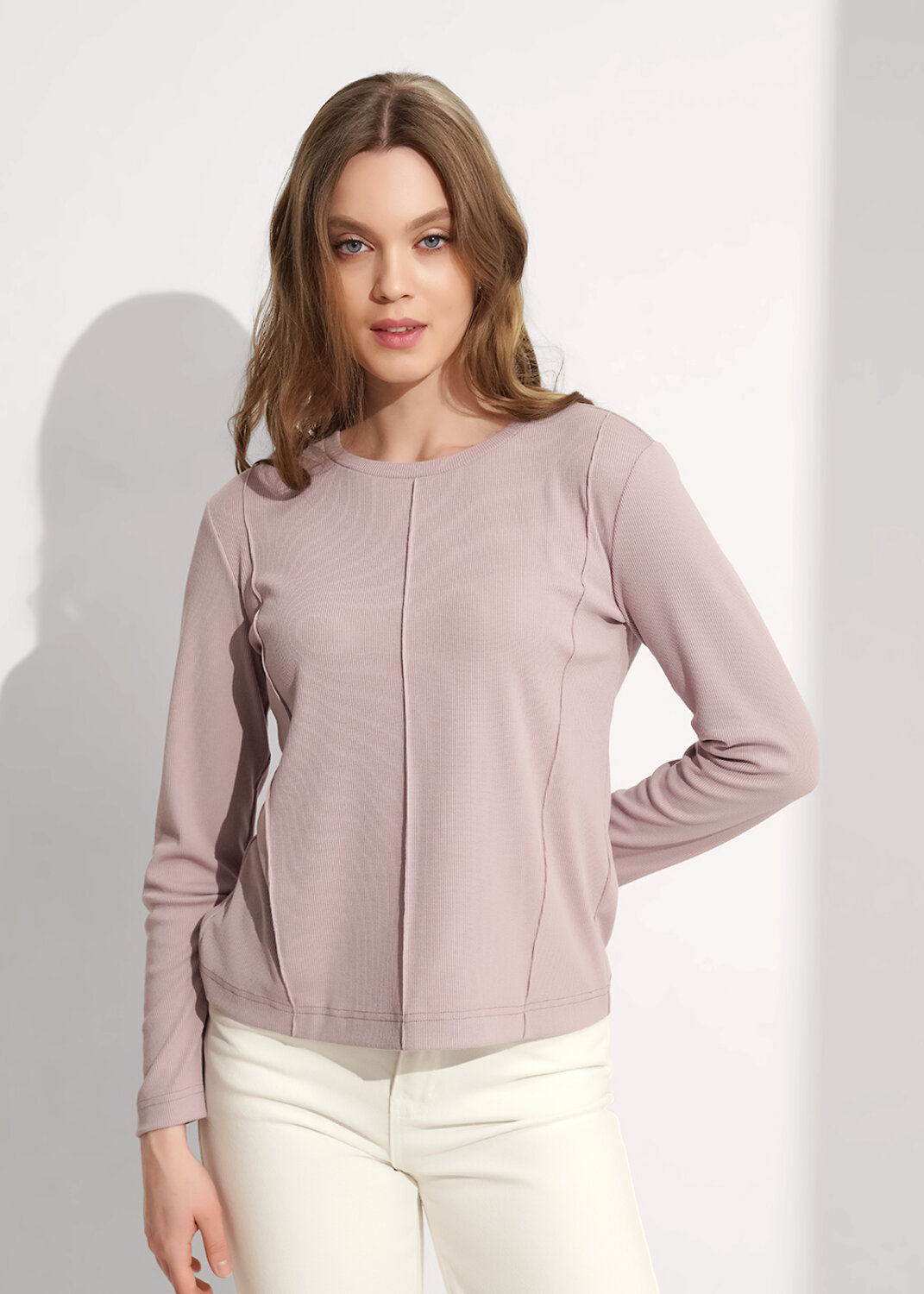 CLEVER Фуфайка 579009 367063шв св.розовый