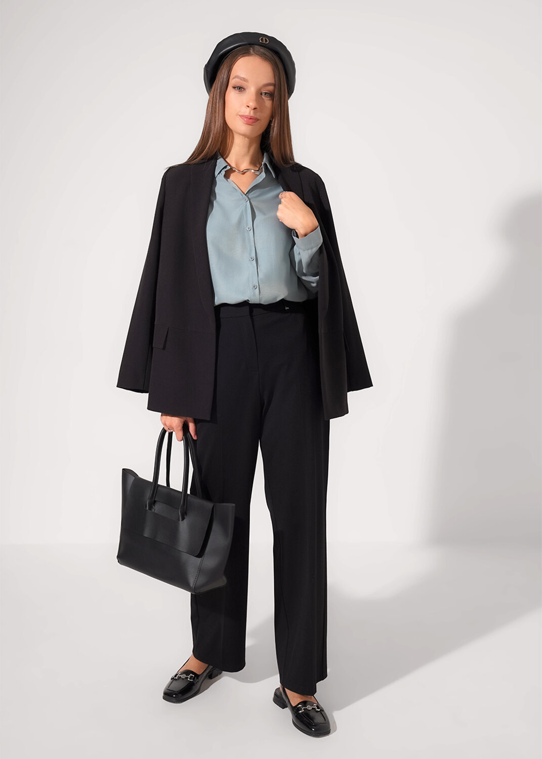 CLEVER Блузка 579015 363260шп зелёный