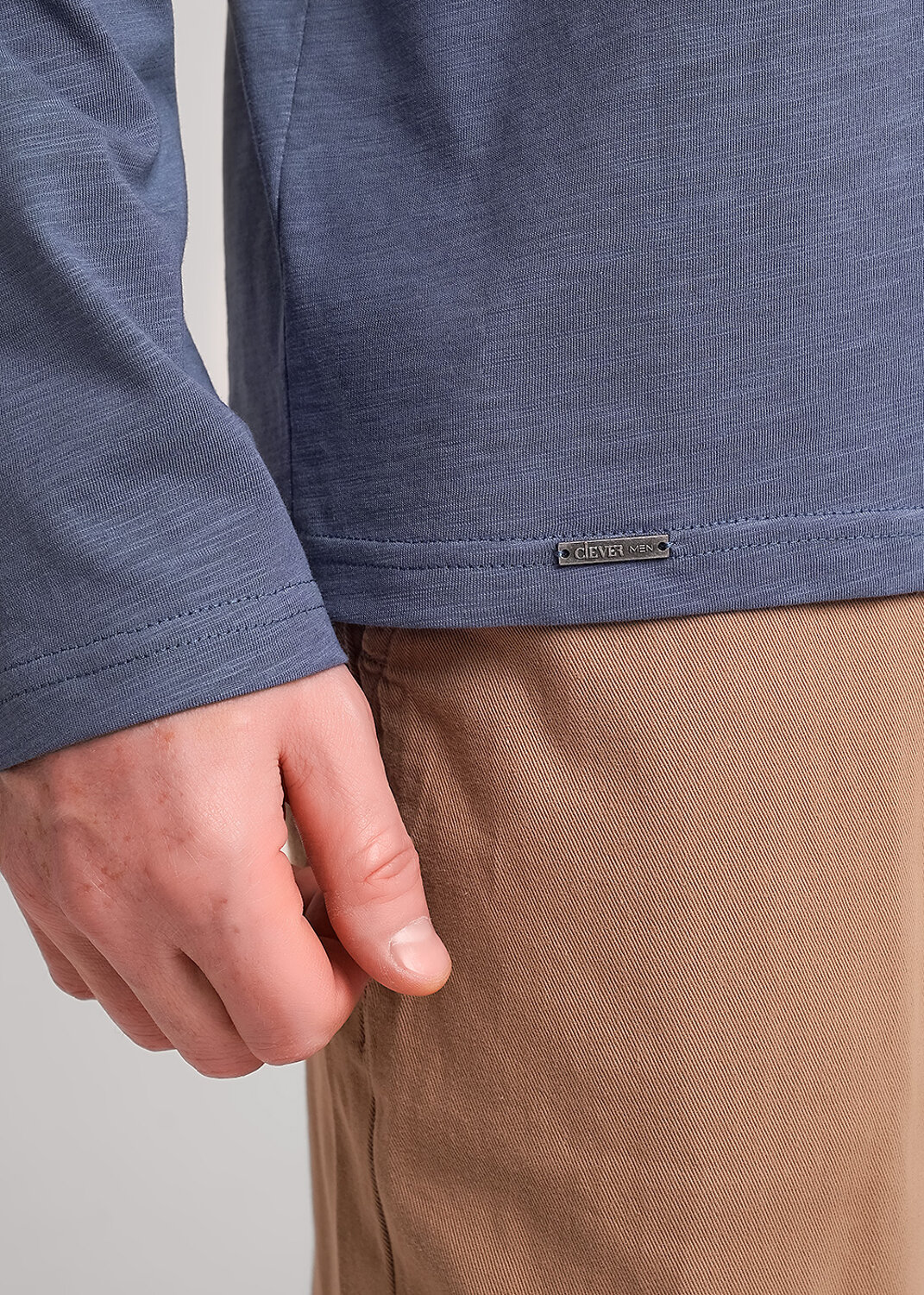 CLEVER Джемпер 579030 662639о maxi серый